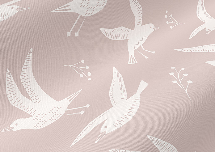 Seagulls, Coral - Twist&Fit Roller Blind - Image 4